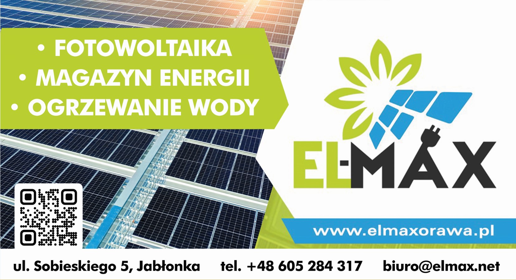 Elmax Fotowoltaika + Magazyny energii - pompy ciepła NOWY TARG fotowoltaika NOWY TARG